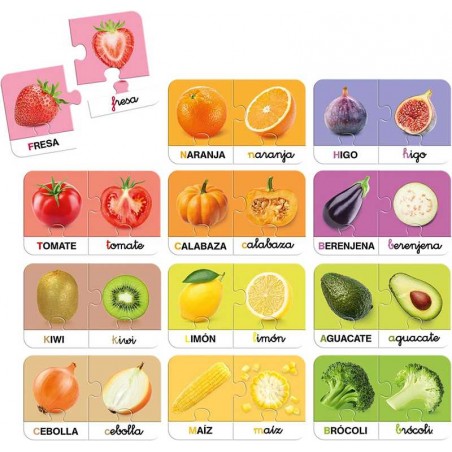 Juego Educativo Frutas y Verduras