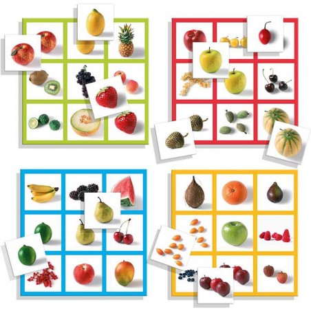 Juego Educativo Foto Loto De Las Frutas