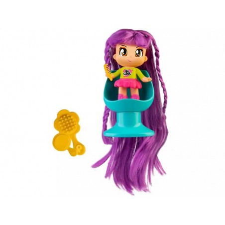 Pinypon Súper Melena Pelo Morado