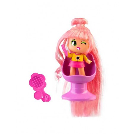 Pinypon Súper Melena Pelo Rosa