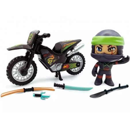 Pinypon Action Ninja Con Moto