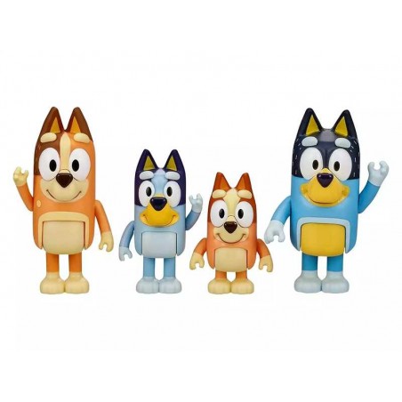 Bluey Pack 4 Figuras Serie 2 Surtido