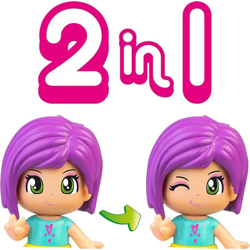 Pinypon Let´s Go Coche Rosa