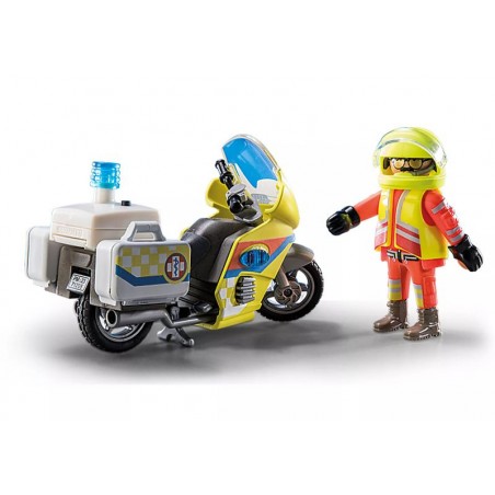 Playmobil Moto de Emergencias con Luz Intermitente