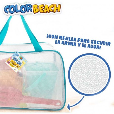 Bolsa De Playa Con Cubo y Accesorios Color Beach