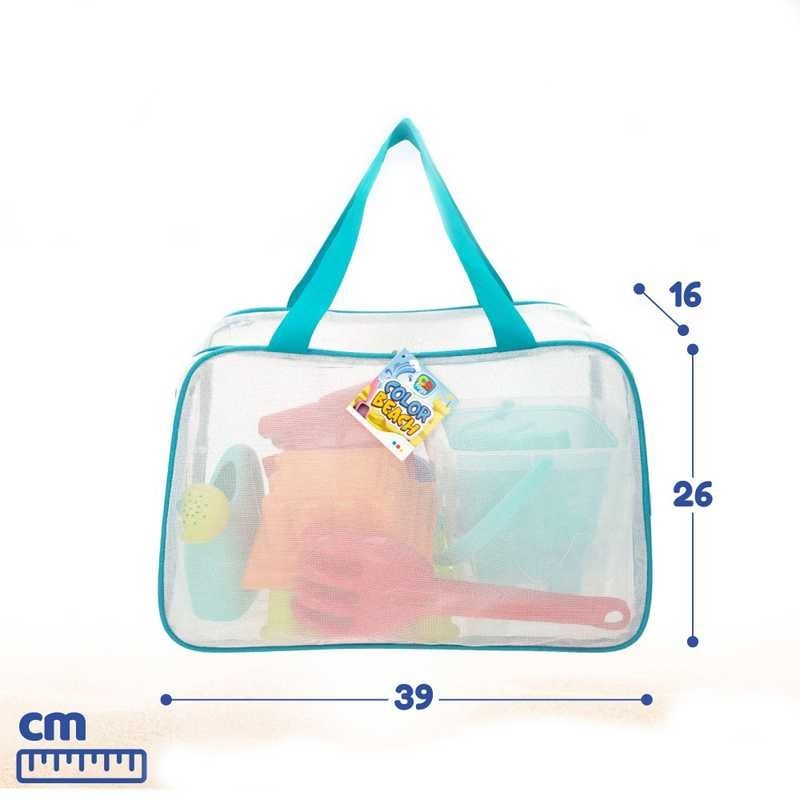 Bolsa De Playa Con Cubo y Accesorios Color Beach