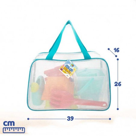 Bolsa De Playa Con Cubo y Accesorios Color Beach