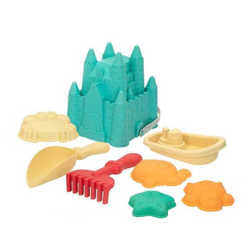 Set Cubo Playa Castillo 8 Piezas