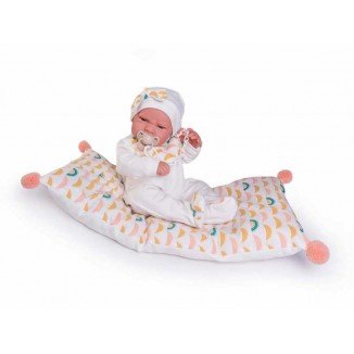 Muñecas Antonio Juan Recién Nacida Lea Con Cojín de Soles