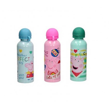 Cantimplora Aluminio Peppa Pig 500 ml Surtido