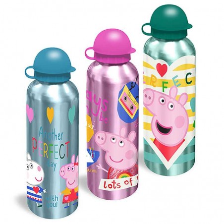 Peppa Pig Cantimplora Aluminio 500 ml Surtido