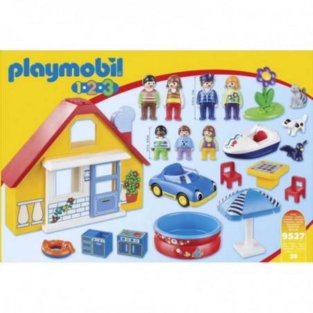 Playmobil 1 2 3 Casa De Vacaciones