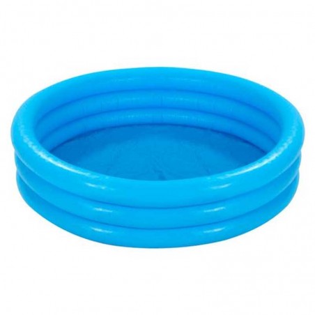 Piscina Hinchable 3 Aros Azul Intex 168X38 cm