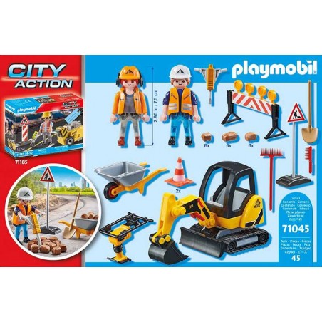 Playmobil City Action Construcción de Carreteras