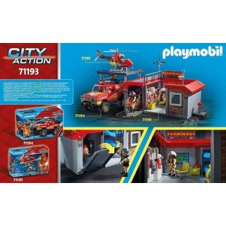 Maletin Estacion De Bomberos Playmobil Playmobil City Action
