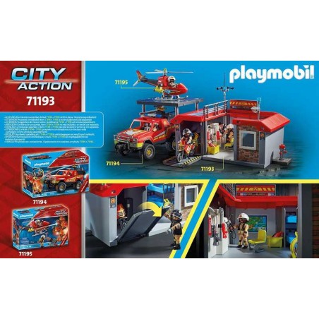 Playmobil City Action Parque de Bomberos