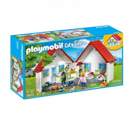 Playmobil City Life Hotel de Mascotas Maletín