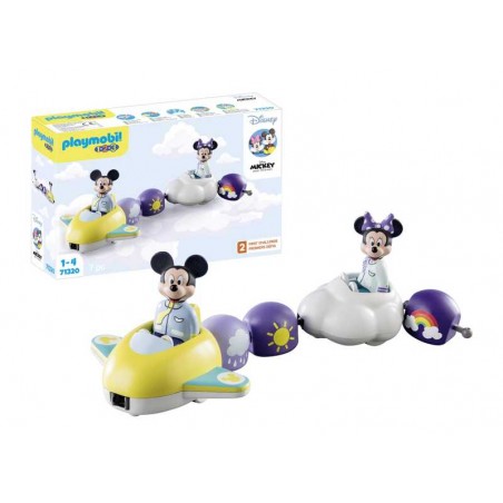 Playmobil 123 Mickey y Minnie Tren Nube