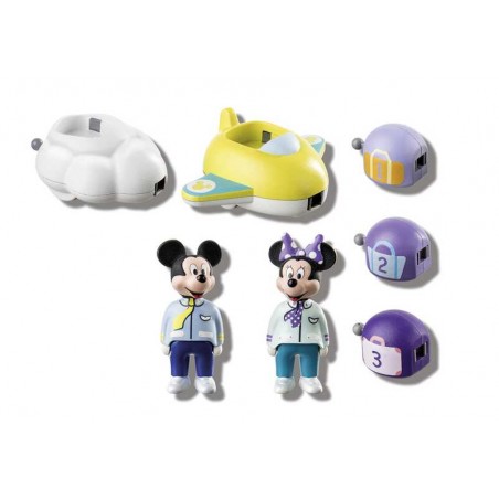 Playmobil 123 Mickey y Minnie Tren Nube