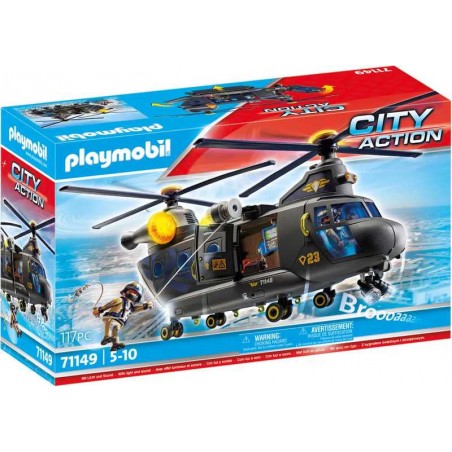 Playmobil City Action Helicóptero Banana