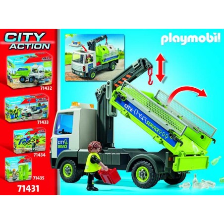 Playmobil City Action Camión De Residuos