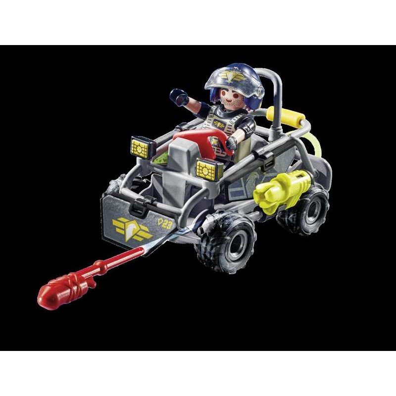 Playmobil City Action Fuerzas Especiales Quad Multiterreno