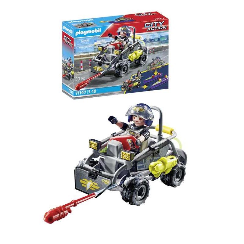 Playmobil City Action Fuerzas Especiales Quad Multiterreno