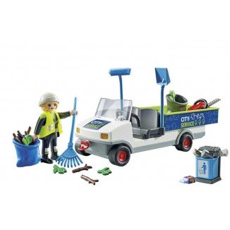 Playmobil City Action Coche Limpieza Urbana