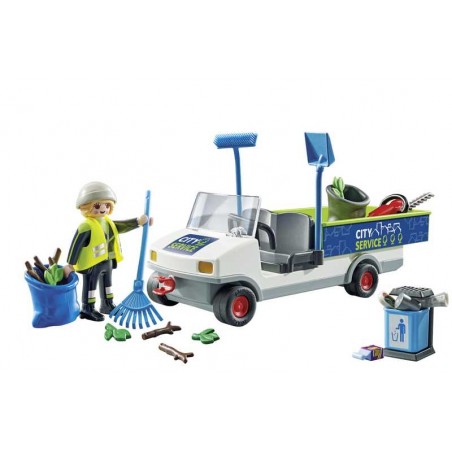 Playmobil City Action Coche Limpieza Urbana