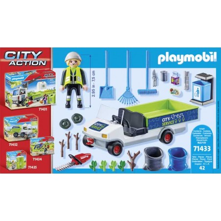 Playmobil City Action Coche Limpieza Urbana