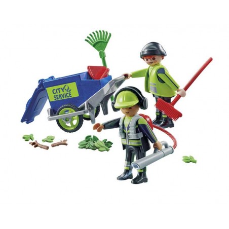 Playmobil City Action Equipo De Limpieza Urbana