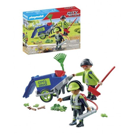 Playmobil City Action Equipo De Limpieza Urbana