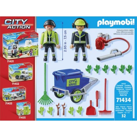 Playmobil City Action Equipo De Limpieza Urbana