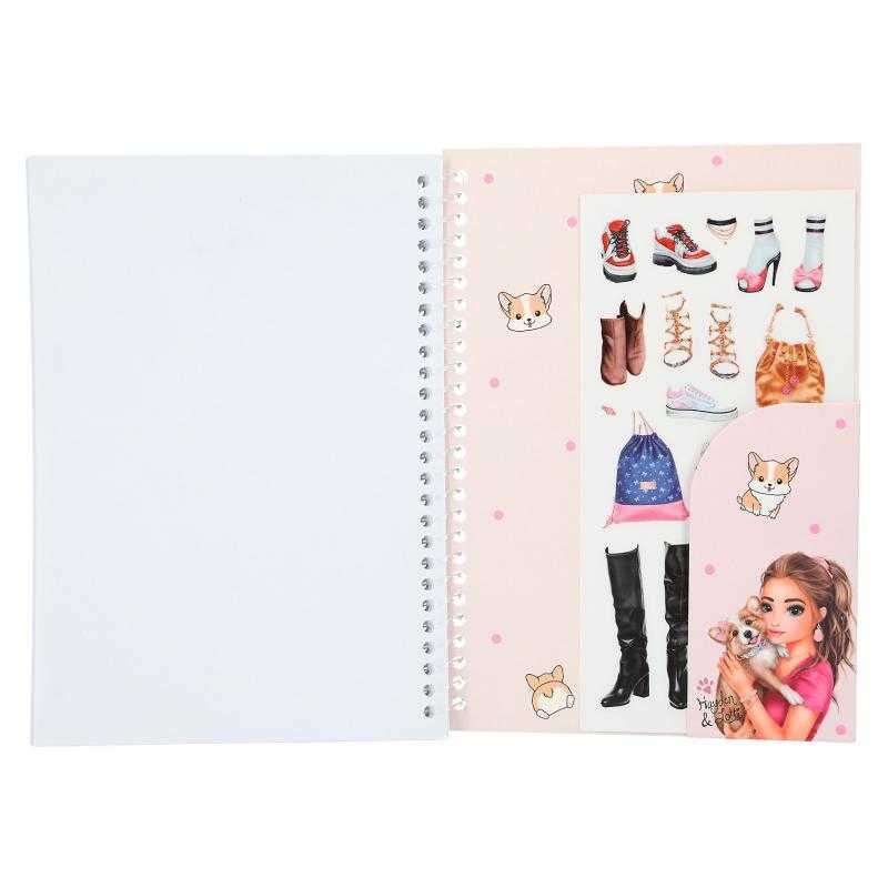 Top Model Cuaderno Colorear Pocket