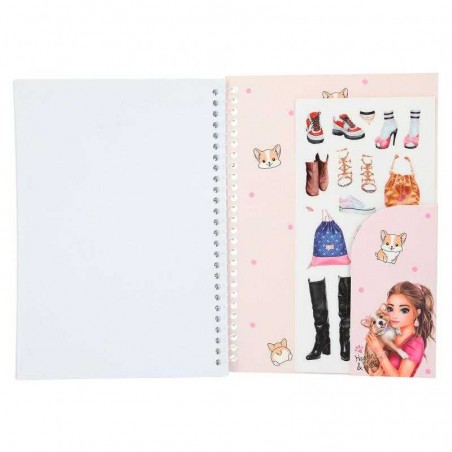 Top Model Cuaderno Colorear Pocket