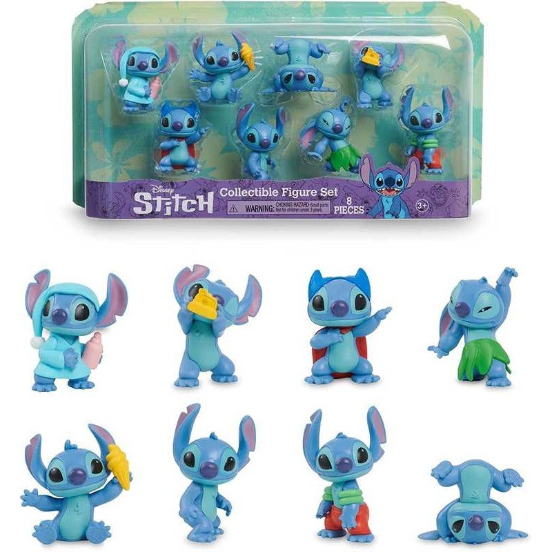 Stitch - Set Di 24 Pezzi Per Capelli Bambina: Fermagli, Fasce E Spazzola Morbida A Tema Disney, Regalo Per Piccole Fan