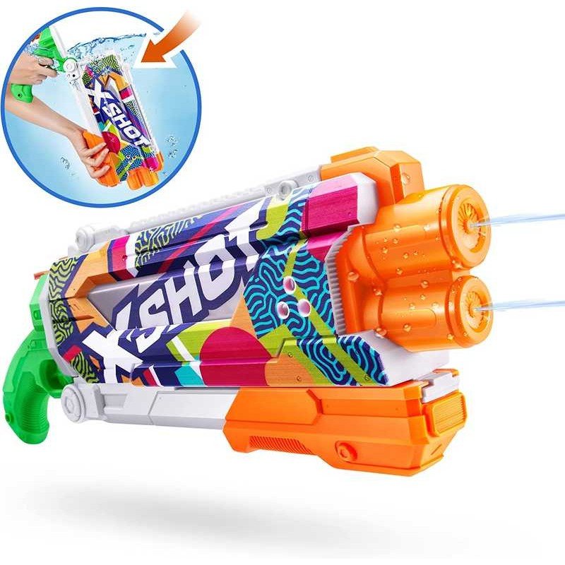X Shot Water Pistola De Agua Pump Action FastFill