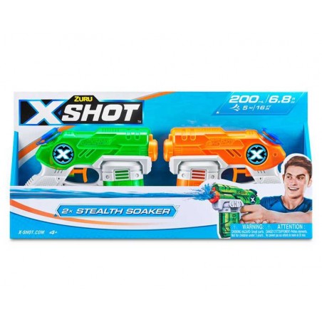 X Shot Water Pistola De Agua Double Small Stealth Soaker