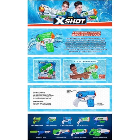 X Shot Water Pistola De Agua Double Small Stealth Soaker