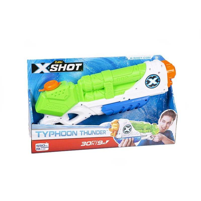X Shot Water Pistola De Agua Medium Typhoon Thunder Stealth