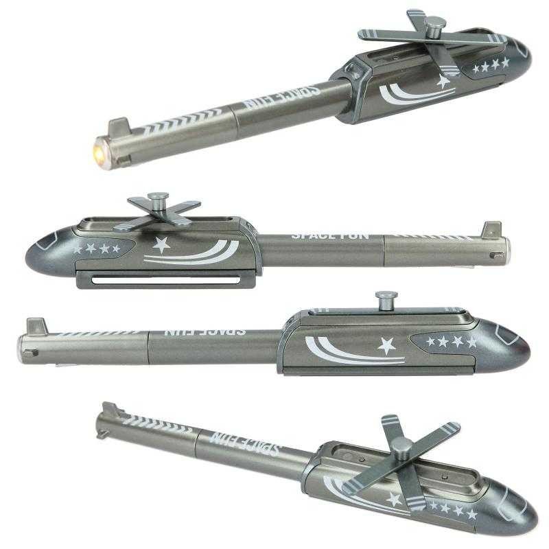 Monster Cars Bolígrafo Helicóptero Con LED