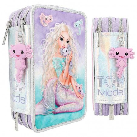 Top Model Estuche Triple Mermaid