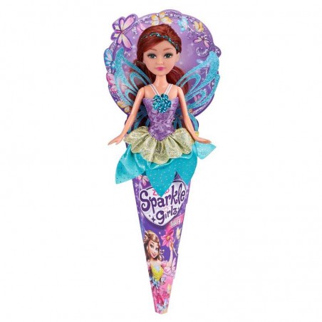 Muñeca Hada Cono Sparkle Girlz Surtido