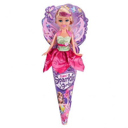 Muñeca Hada Cono Sparkle Girlz Surtido