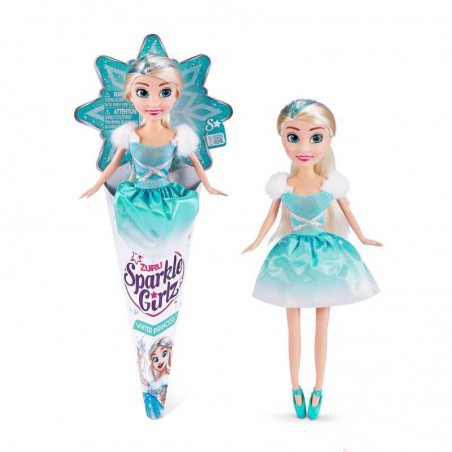 Muñeca Princesa Cono Sparkle Girlz Surtido