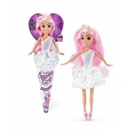 Muñeca Princesa Unicornio Sparkle Girlz Surtido