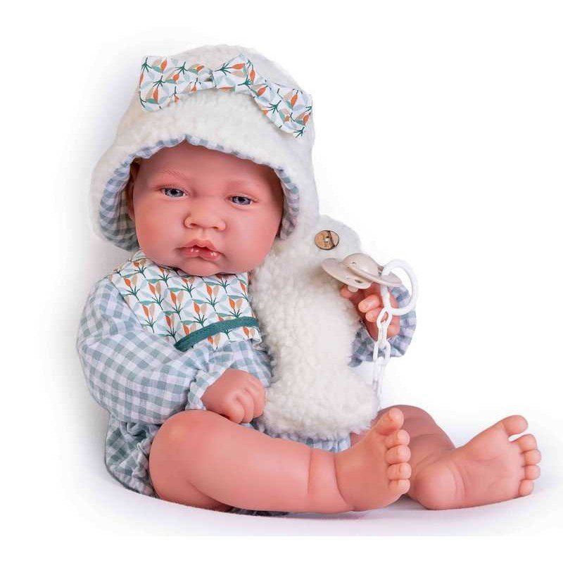 Muñecas Antonio Juan Recién Nacido Con Pez De Borreguillo