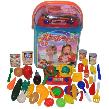 Juego de Cocina Infantil 90 Piezas