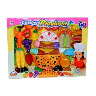 Set de Comida Rápida Cortada 60 Piezas