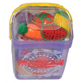 Set de Frutas y Verduras Cortadas